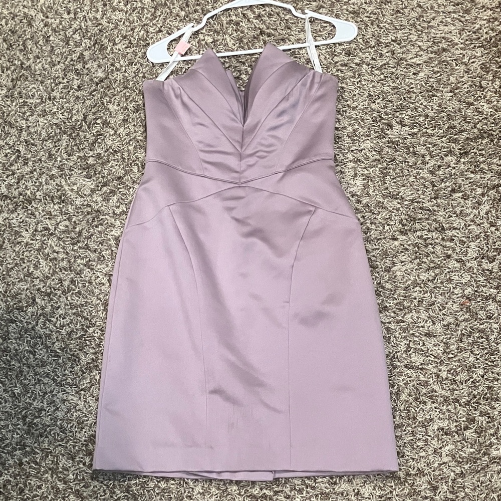 Zac Posen Lilac Mini Dress